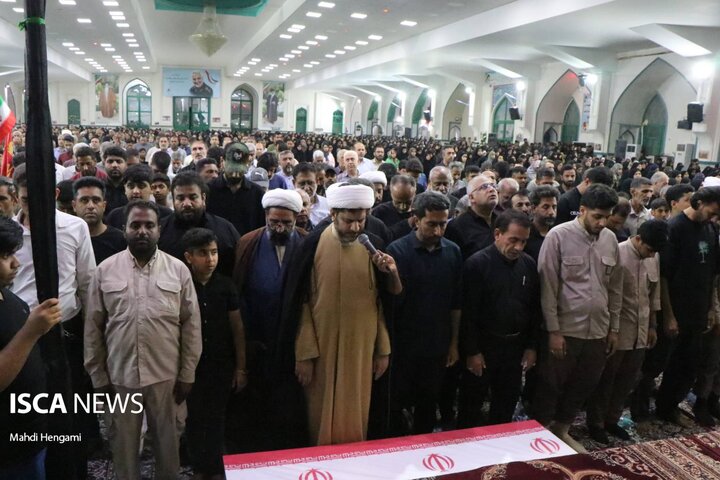بدرقه شهید عباس چوپانی تا آستان ملائک در بندرعباس