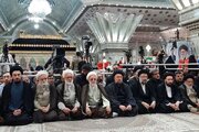 حضور آیت الله سید حسن خمینی در مراسم سالگرد امام خمینی (ره)