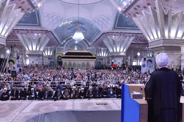 تأکید امام جمعه کرمان بر نقش خبرنگاران در جنگ نرم و مقابله با تحریف واقعیتها تأکید امام جمعه کرمان بر نقش خبرنگاران در جنگ نرم و مقابله با تحریف واقعیتها