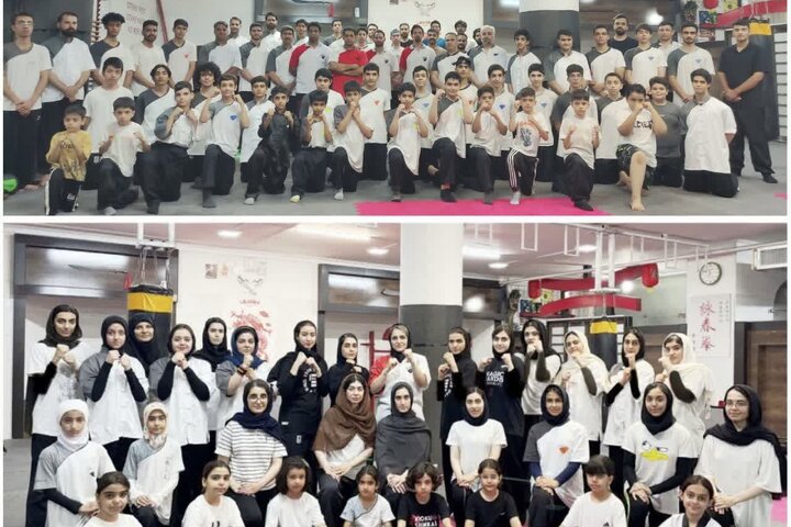 ارزیابی فنی ۹۵ هنرجوی وینگچون ووشو در یزد