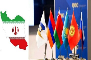 تجارت ایران و اوراسیا ۲۲ درصد افزایش یافت