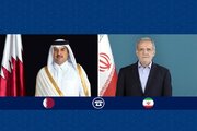 قدردانی رئیس‌جمهور از نقش قطر در کاهش تنش‌ها و پیشبرد روند دیپلماسی