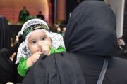 اجتماع شیر خوارگان حسینی در مسجدالنبی