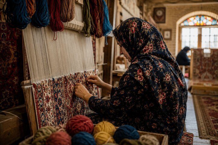 خداحافظی با هنر یا بقای میراث ایرانی؟ فریاد خاموش بافندگان فرش در روز اصناف