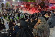 برپایی مراسم سوگواری شب تاسوعا در امامزاده سید مظفر بندرعباس