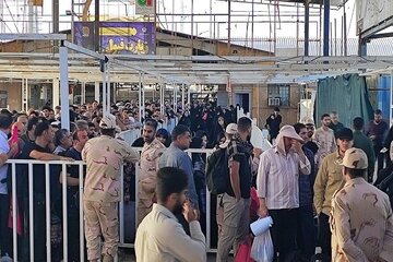 تردد در مرز مهران از ۲/۴ میلیون گذشت