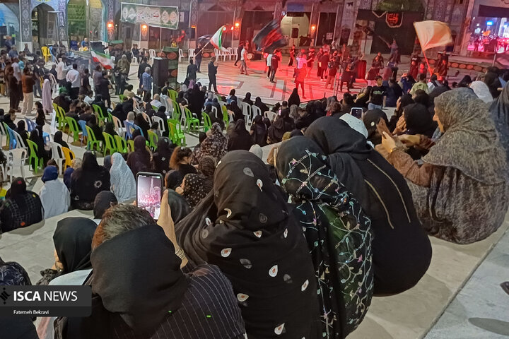 برپایی مراسم سوگواری شب تاسوعا در هیئت «دریادلان حسین» بندرعباس با حضور گسترده مردم