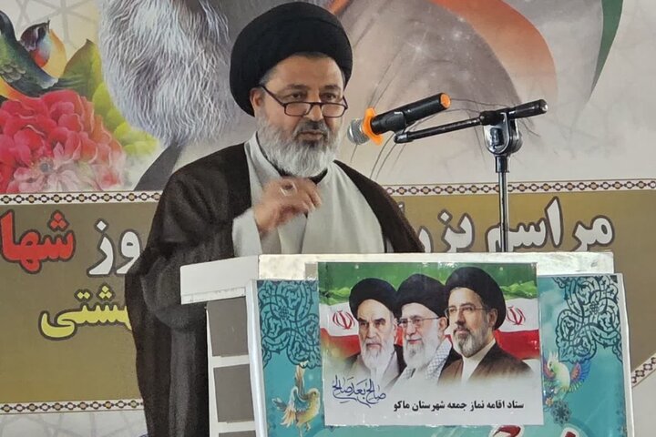 هشدار امام جمعه ماکو درباره تمرکز دشمن بر میدان جنگ شناختی و تفرقهافکنی هشدار امام جمعه ماکو درباره تمرکز دشمن بر میدان جنگ شناختی و تفرقهافکنی