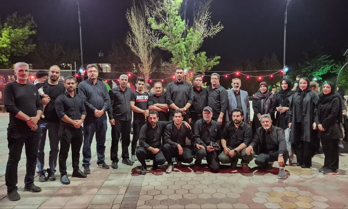 تجلی روحیه پهلوانی در سوگ کربلا؛ عزاداری پرشور جامعه ورزش و جوانان زنجان در شب عاشورا