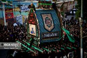 تجمع بزرگ عزاداران در محله فهادان یزد شکوه آیین نخل‌برداری