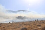 ارتفاعات کوه سبزپوشان در چنگ آتش/ علت حادثه چه بود؟