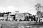 میدان بهارستان تهران؛ سال ۱۳۱۰ خورشیدی + عکس