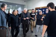 بازدید دکتر رنجبر از روند برگزاری آزمون مصاحبه دکتری