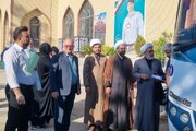 دانشگاهیان آزاد اسلامی یاسوج برای تشییع رهبر شهید عازم تهران شدند