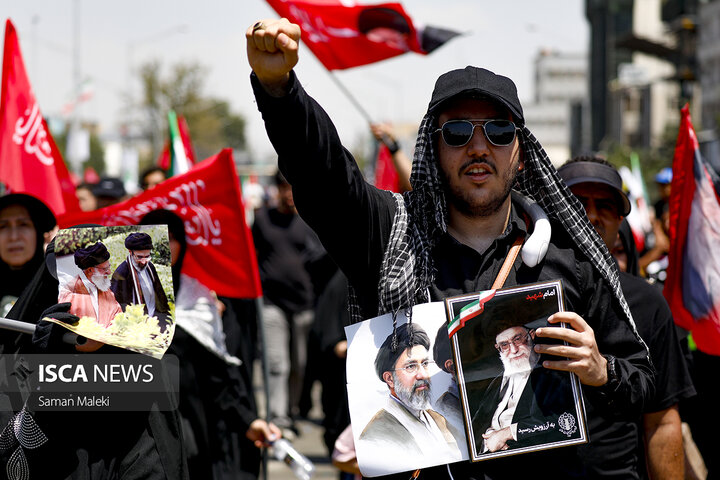 مراسم تشییع پیکر مطهر رهبر شهید انقلاب - تهران