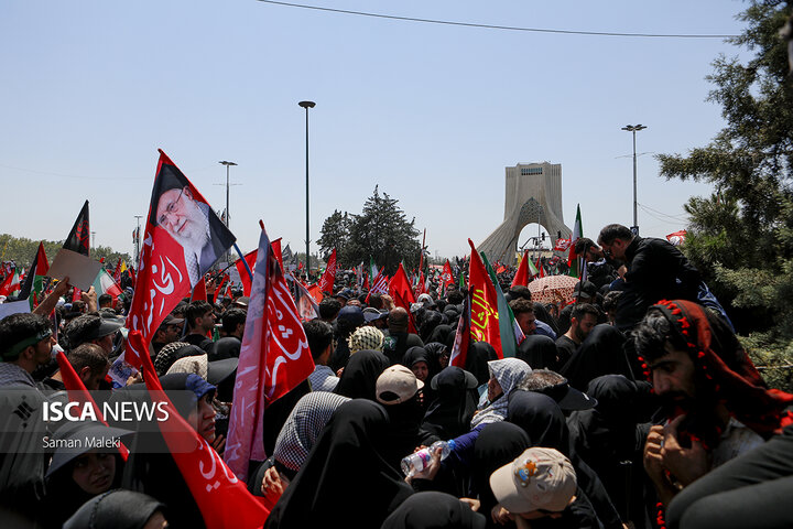 مراسم تشییع پیکر مطهر رهبر شهید انقلاب - تهران