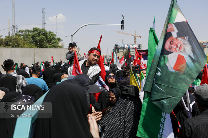 مراسم تشییع پیکر مطهر رهبر شهید انقلاب - تهران
