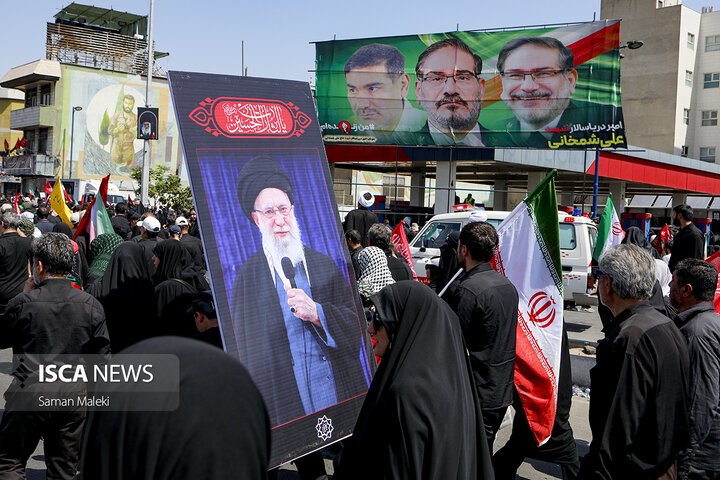 مراسم تشییع پیکر مطهر رهبر شهید انقلاب - تهران