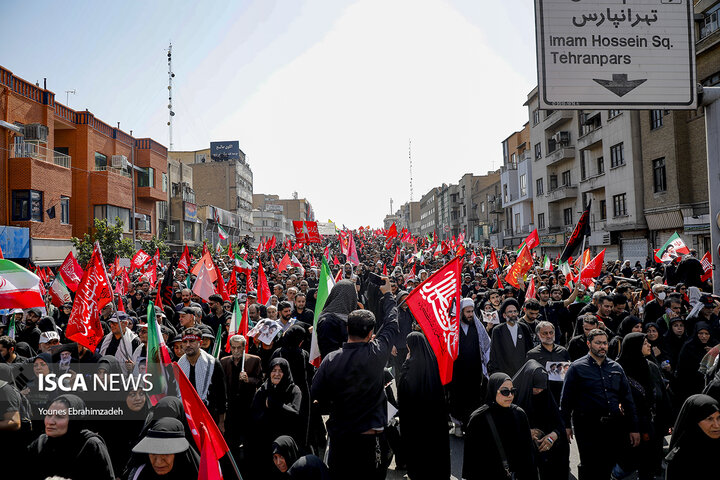 مراسم تشییع پیکر مطهر رهبر شهید انقلاب - تهران