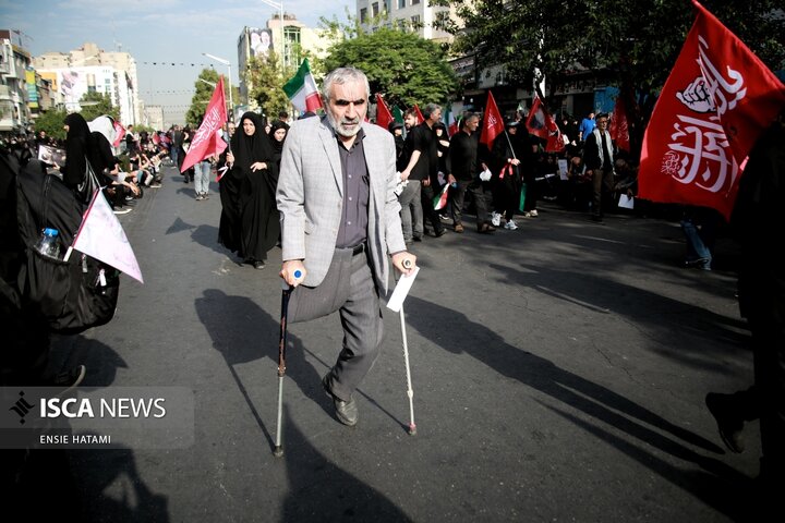 تشییع رهبر انقلاب انسیه حاتمی