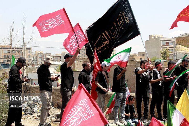 تشییع رهبر انقلاب انسیه حاتمی