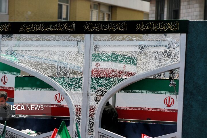 تشییع رهبر انقلاب انسیه حاتمی