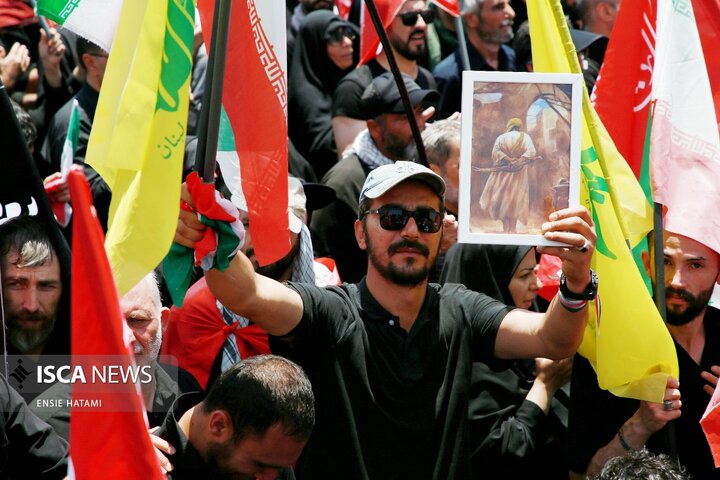 تشییع رهبر انقلاب انسیه حاتمی
