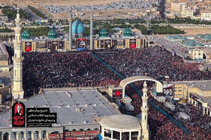قم در قاب وداع با قائد امت؛ تشییع و بدرقه میلیونی پیکر رهبر شهید