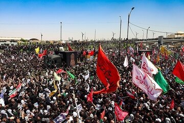 مردم نجف با قائد شهید امت اسلام وداع کردند