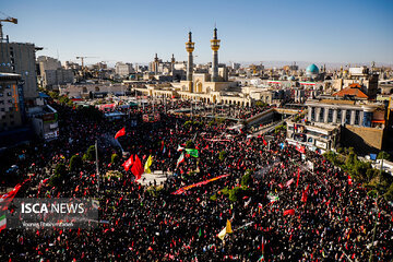 مراسم تشییع پیکر «قائد شهید امت» در مشهد