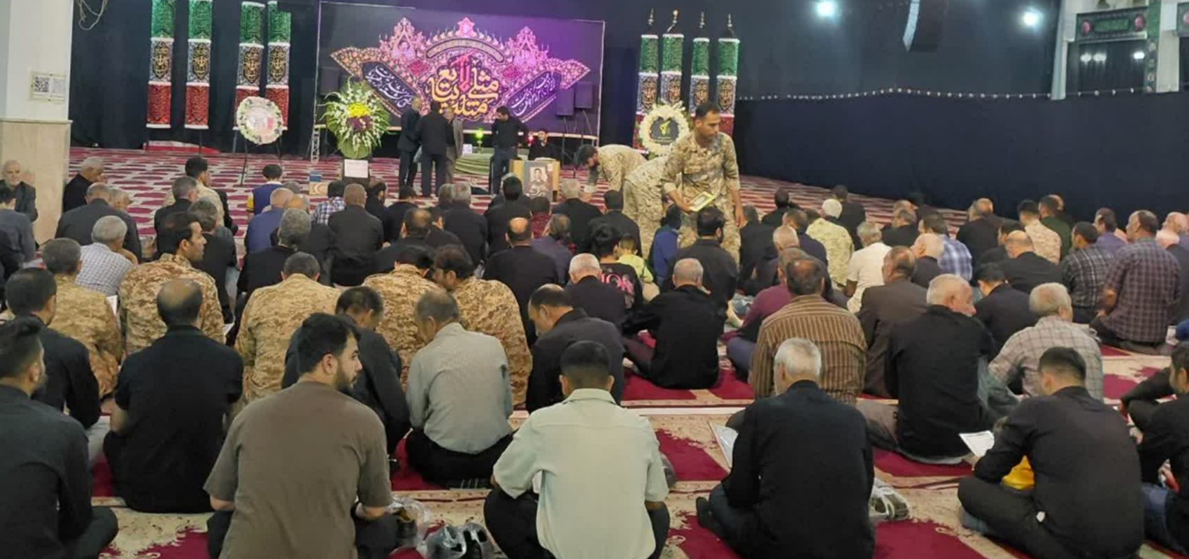 تجدید میثاق با خون شهدا؛ مراسم شام غریبان شهید یوسف محمدی در حسینیه عاشقان ثارالله