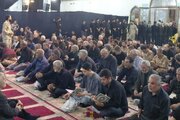 تجدید میثاق با خون شهدا؛ مراسم شام غریبان شهید یوسف محمدی در حسینیه عاشقان ثارالله