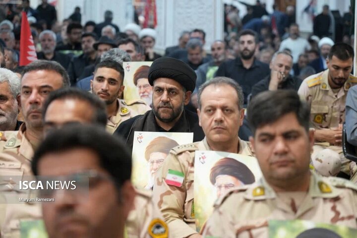 مراسم بزرگداشت شهادت قائد امت در مصلای اردبیل