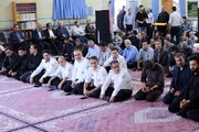 از تبار علم تا اوج ایثار؛ تجلی وفاداری دانشگاهیان زنجان در مراسم ادای احترام به رهبر شهید