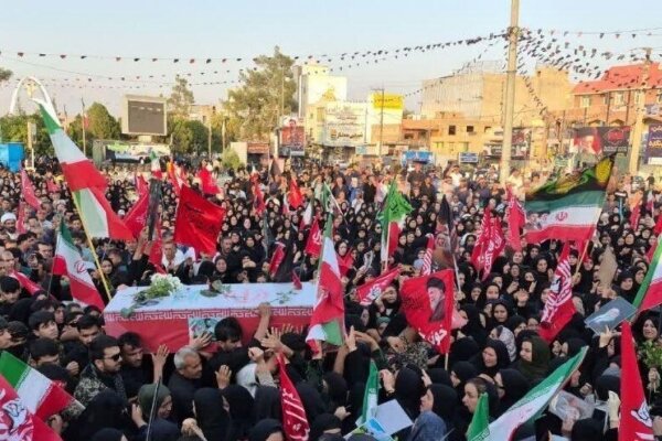 آخرین وداع با شهید فرشاد علوی