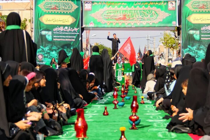 برگزاری مراسم باشکوه یوم‌الرقیه در زنجان با برپایی بزرگ‌ترین سفره جهانی در مسجد اسلام‌آباد