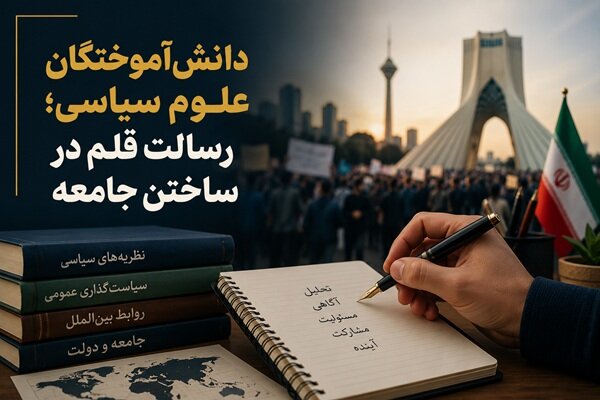 دانش‌آموختگان علوم سیاسی؛ رسالت قلم در ساختن جامعه