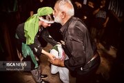 زارچ در سوگ دردانه اباعبدالله (ع) سیاه‌پوش شد