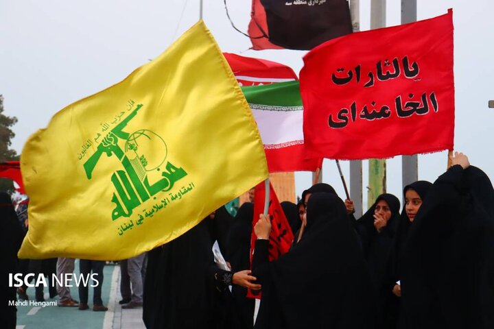 زنجیره انسانی برای صیانت از تنگه هرمز