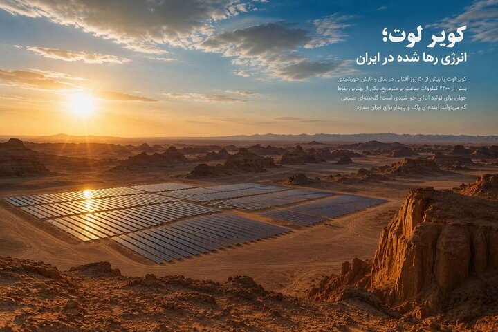 کویر لوت انرژی رها شده در قلب ایران