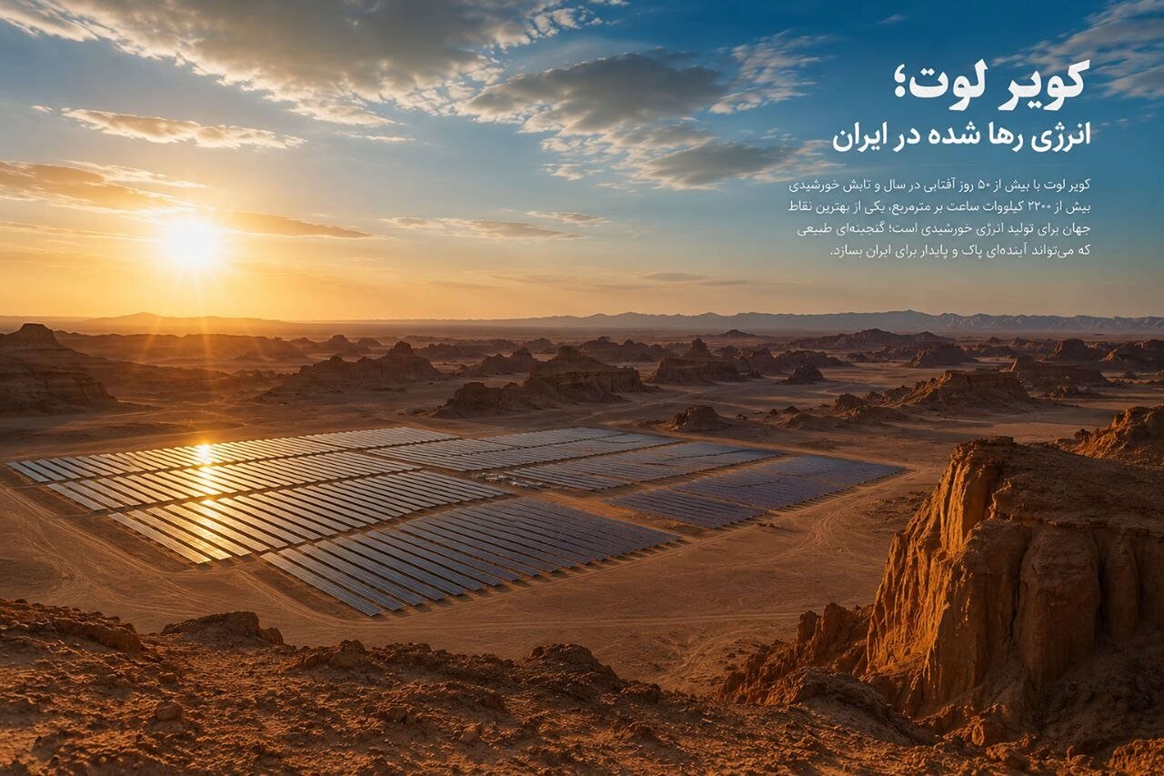 کویر لوت انرژی رها شده در قلب ایران