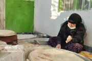 پخت ۵ هزار قرص نان محلی توسط بانوان کهگیلویه و بویراحمد برای زائران اربعین