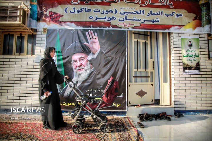رهبر انقلاب در مواکب اربعین