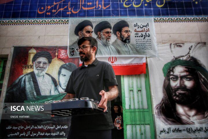 رهبر انقلاب در مواکب اربعین
