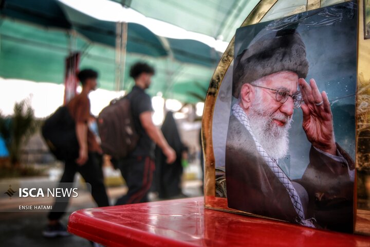 رهبر انقلاب در مواکب اربعین