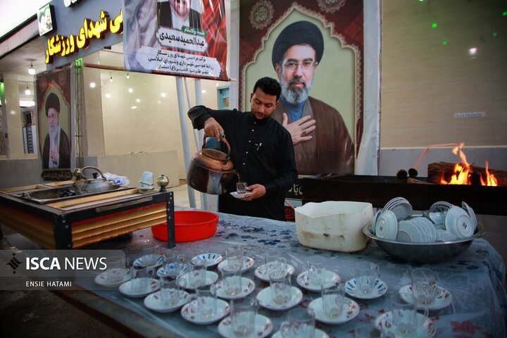 رهبر انقلاب در مواکب اربعین