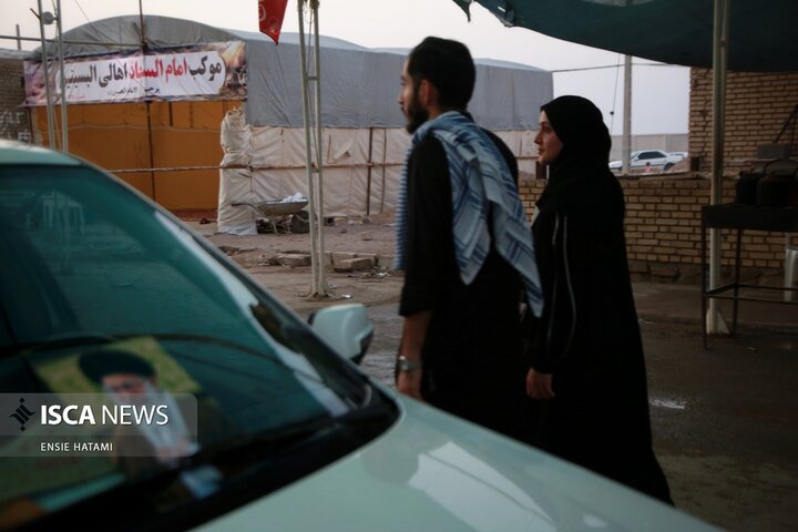 رهبر انقلاب در مواکب اربعین