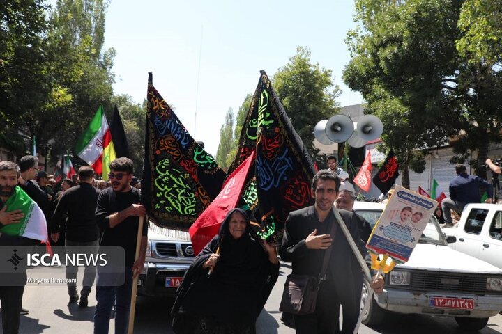 پیاده روی جاماندگان اربعین در اردبیل