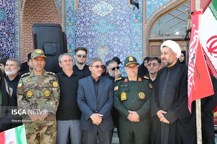 پیاده روی جاماندگان اربعین در اردبیل