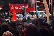 خروش دانشجویان علوم پزشکی زنجان در مسیر جاماندگان اربعین